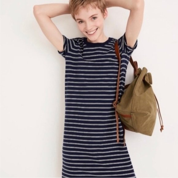 Madewell Dresses & Skirts - Madewell Tina Stripe T-Shirt Dress
